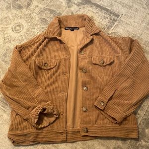 Brown corduroy jacket